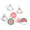 Big Dot of Happiness Sweet Watermelon - Fruit Party Round Candy Sticker Favors - Labels Fits Chocolate Candy (1 sheet of 108)